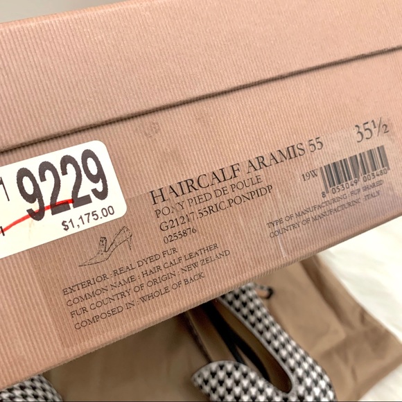 Gianvito Rossi Houndstooth Kitten-Heel Pumps - Picture 11 of 14